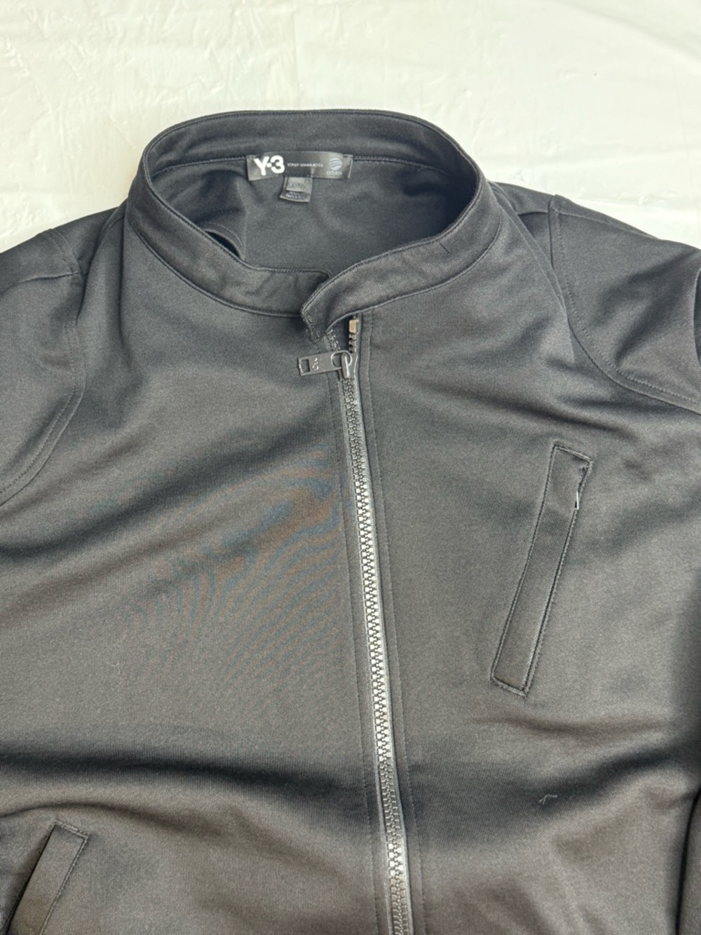 Y-3 Yohji Yamamoto Jacket Mens XL Black Full Zip Adidas Techwear Minimalist